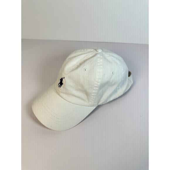 Ralph Lauren Cotton Baseball Caps Bundle of 3 White Tan Black Embroidered Logo - Picture 13 of 16